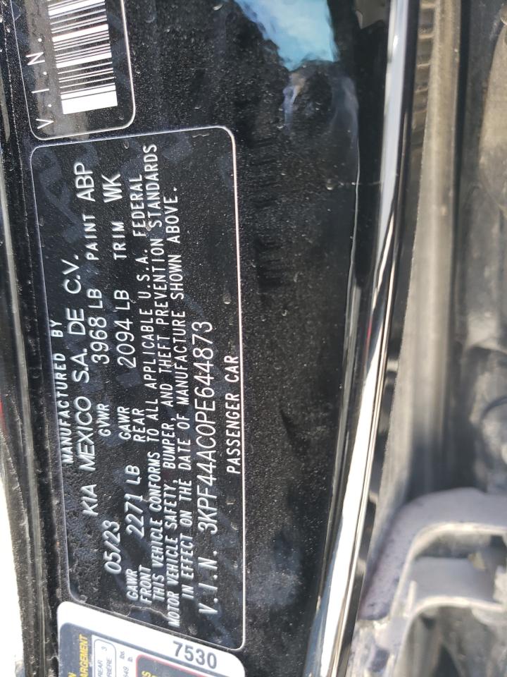 2023 Kia Forte Gt VIN: 3KPF44AC0PE644873 Lot: 87014145