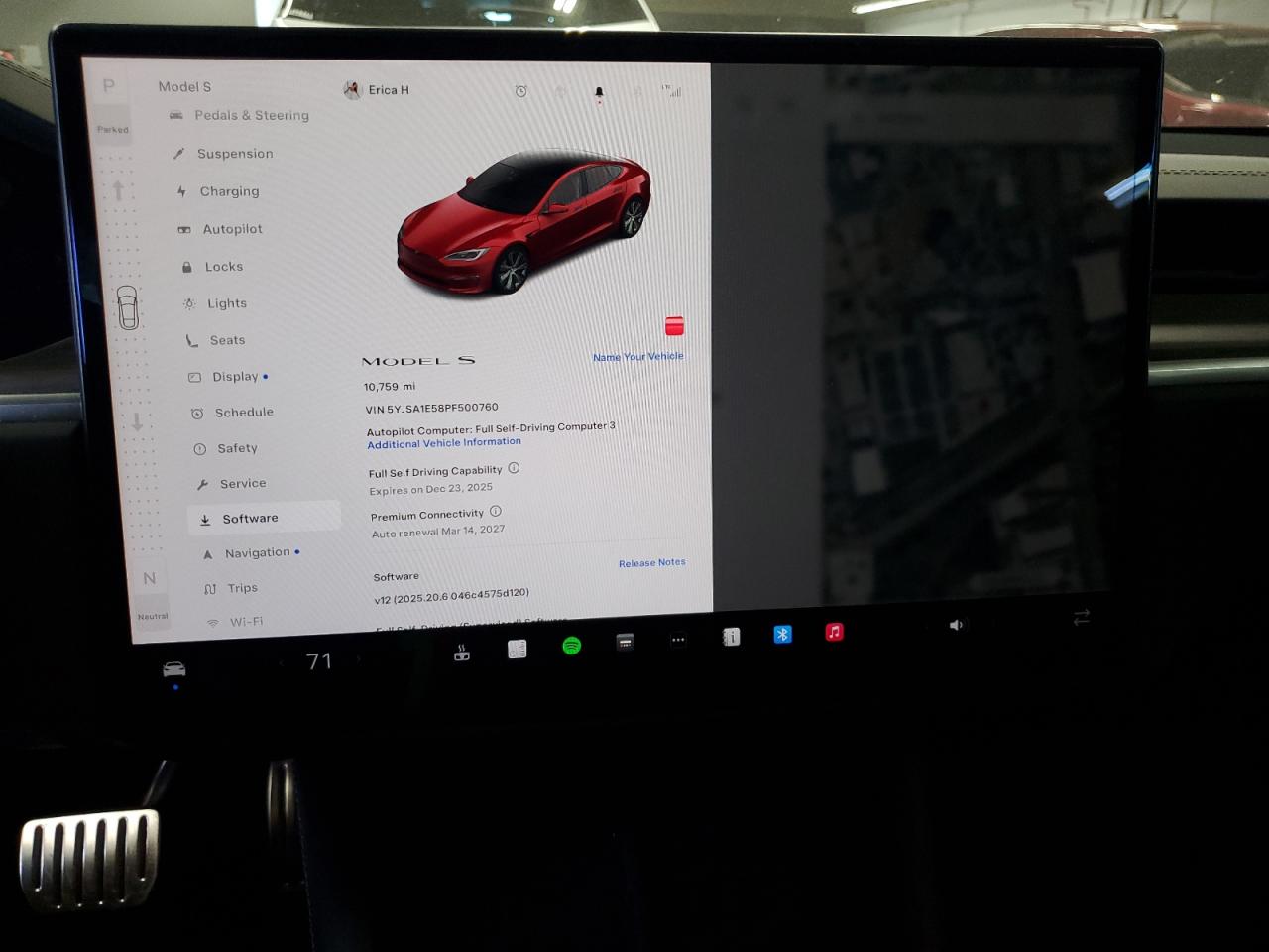 2023 Tesla Model S VIN: 5YJSA1E58PF500760 Lot: 85315365