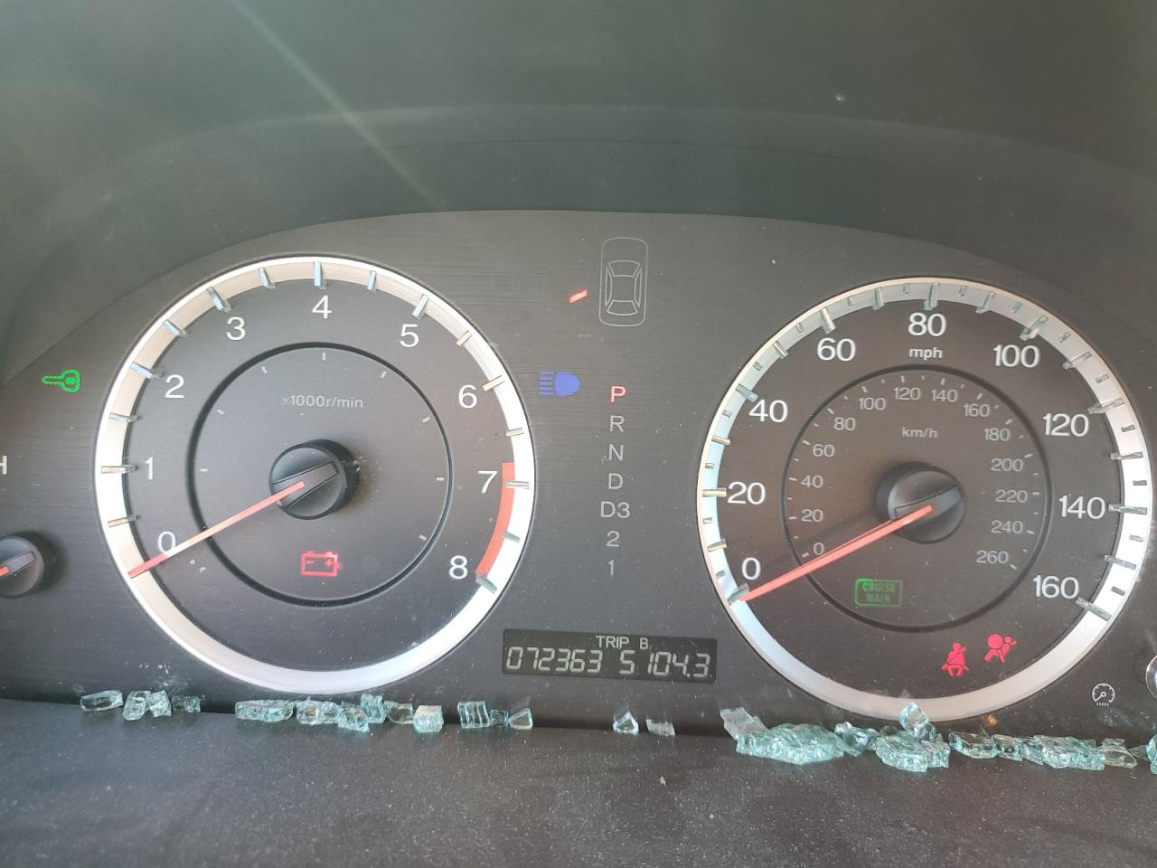 2012 Honda Accord Ex VIN: 1HGCP3F75CA001157 Lot: 85889045