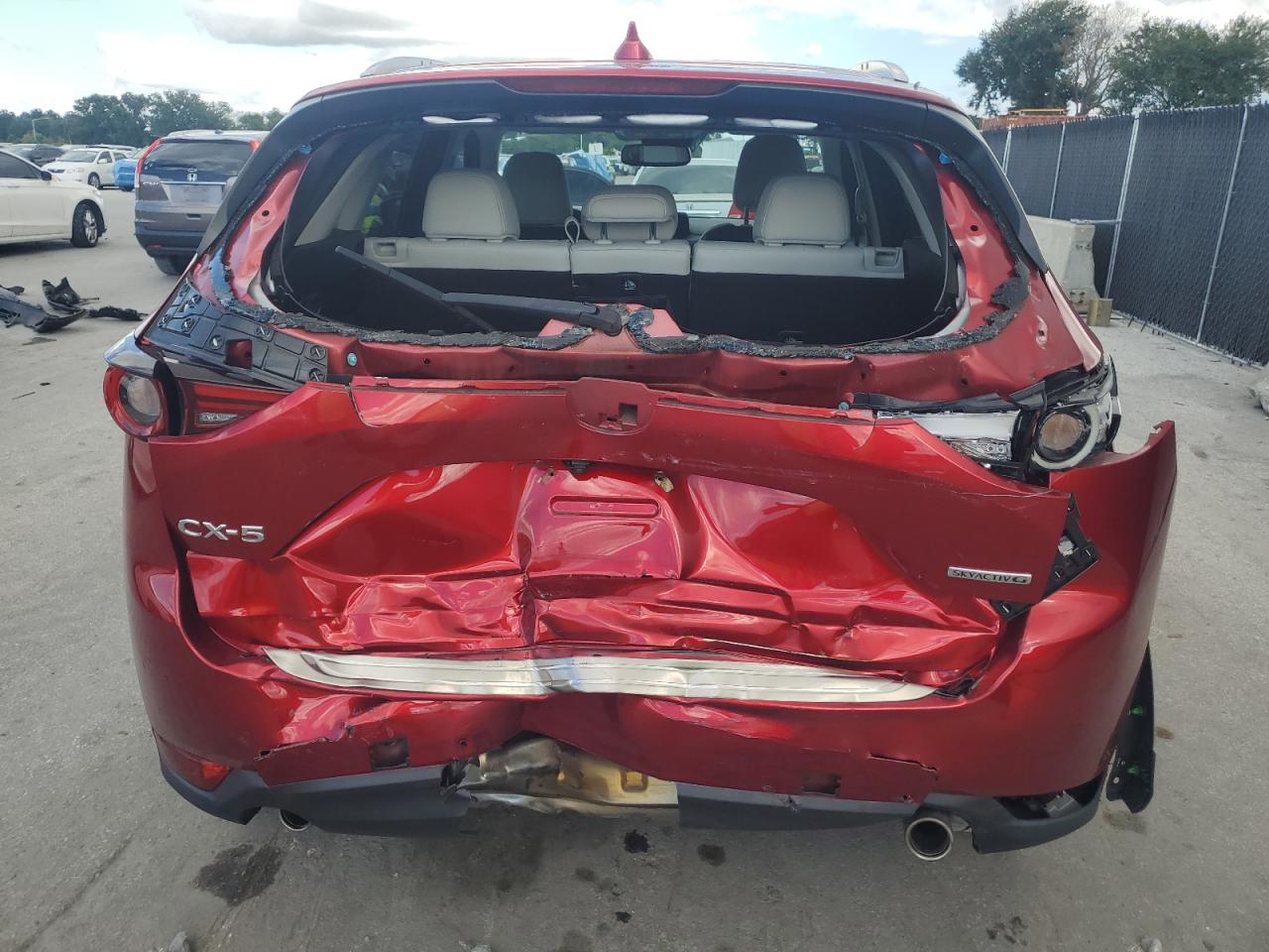2020 Mazda Cx-5 Grand Touring VIN: JM3KFADM1L0822618 Lot: 86708845