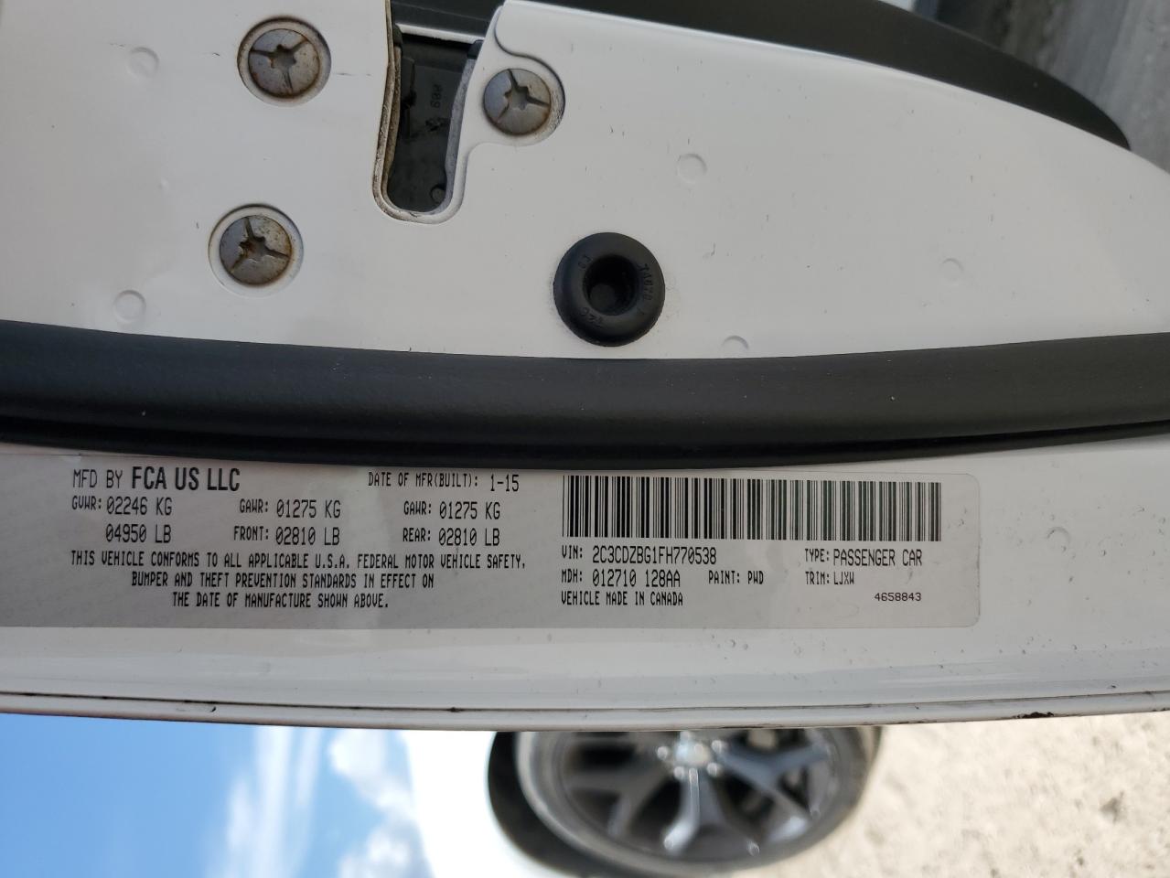 2015 Dodge Challenger Sxt Plus VIN: 2C3CDZBG1FH770538 Lot: 86454385