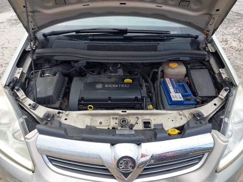 2008 VAUXHALL ZAFIRA 1.6I EXCLUSIV 5DR