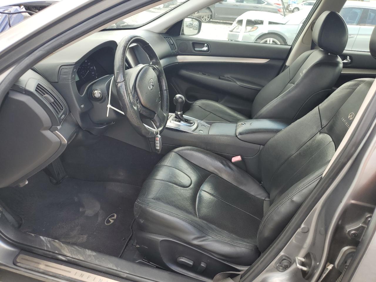 2010 Infiniti G37 Base VIN: JN1CV6AP1AM406587 Lot: 82348195
