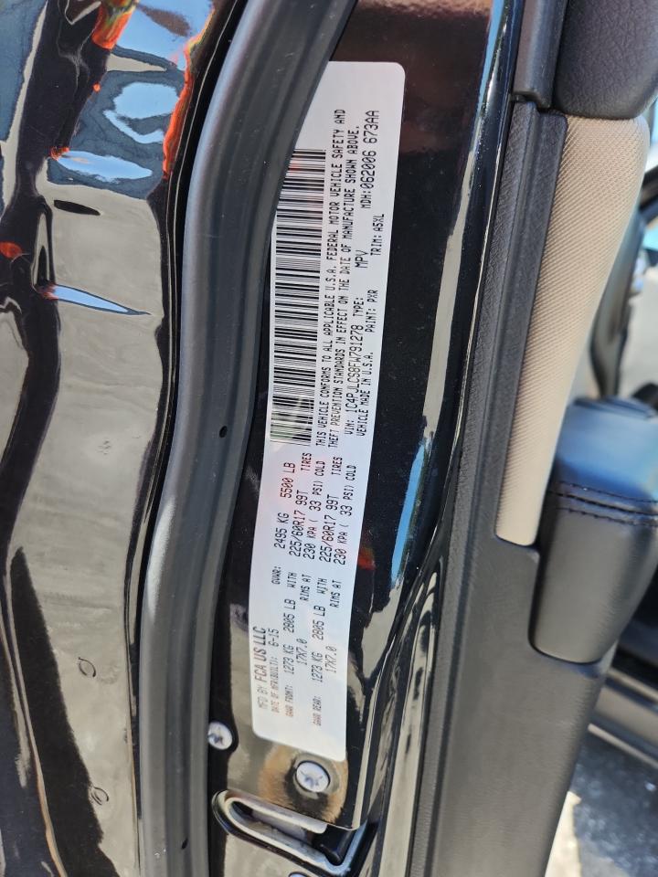 2015 Jeep Cherokee Latitude VIN: 1C4PJLCS8FW791278 Lot: 83997235