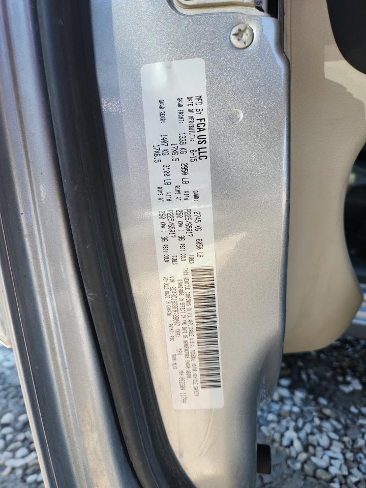 2015 Chrysler Town & Country Touring VIN: 2C4RC1BG8FR726007 Lot: 84892225