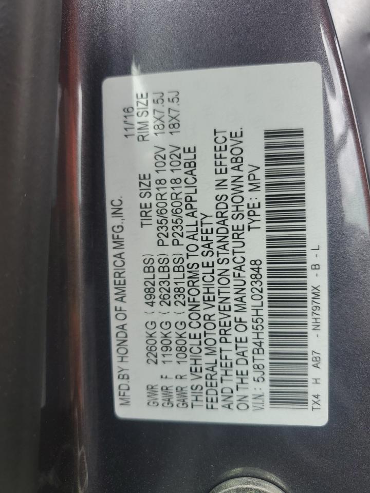 2017 Acura Rdx Technology VIN: 5J8TB4H55HL023848 Lot: 82273705