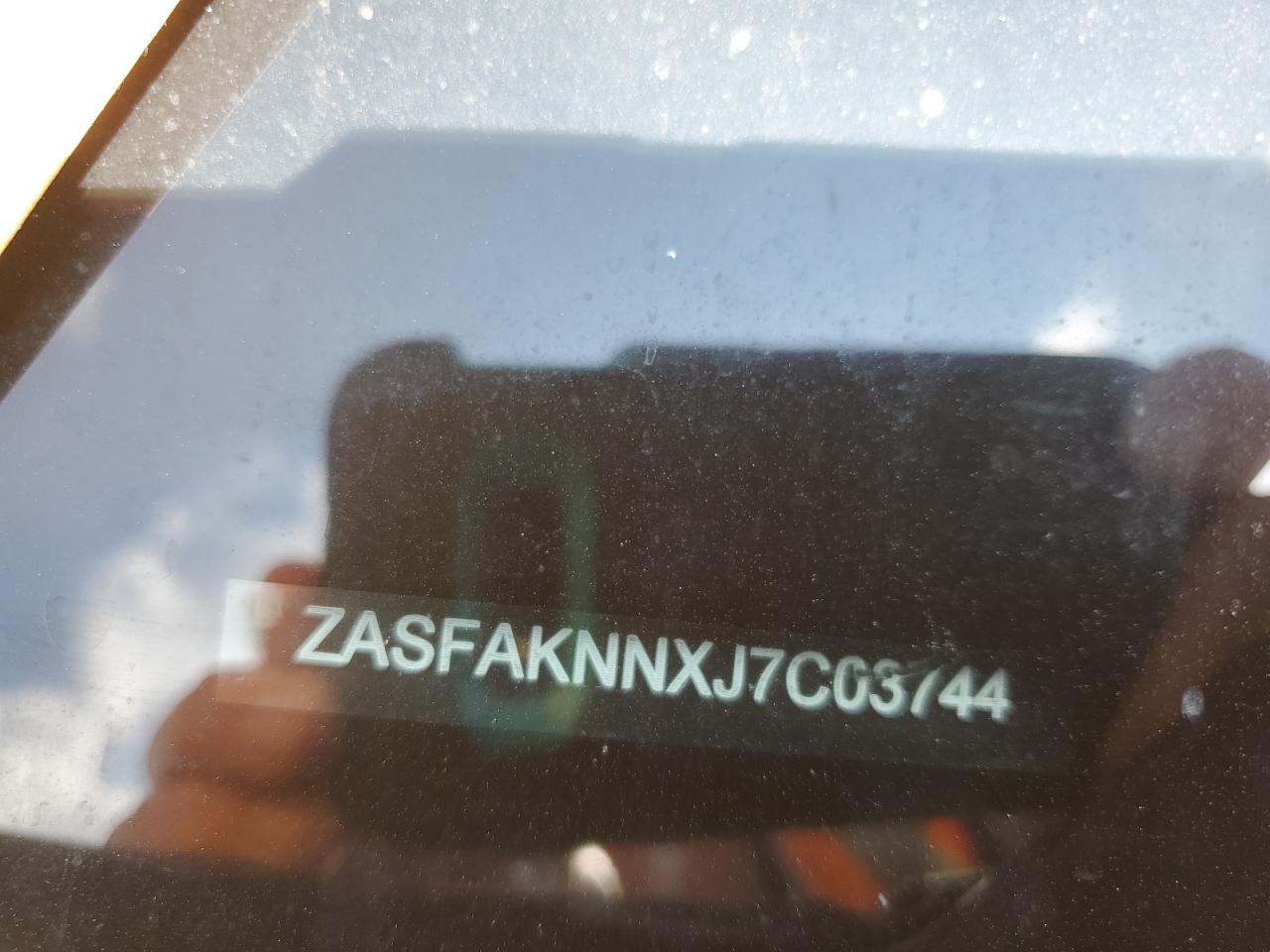 2018 Alfa Romeo Stelvio Ti Sport VIN: ZASFAKNNXJ7C03744 Lot: 90299265