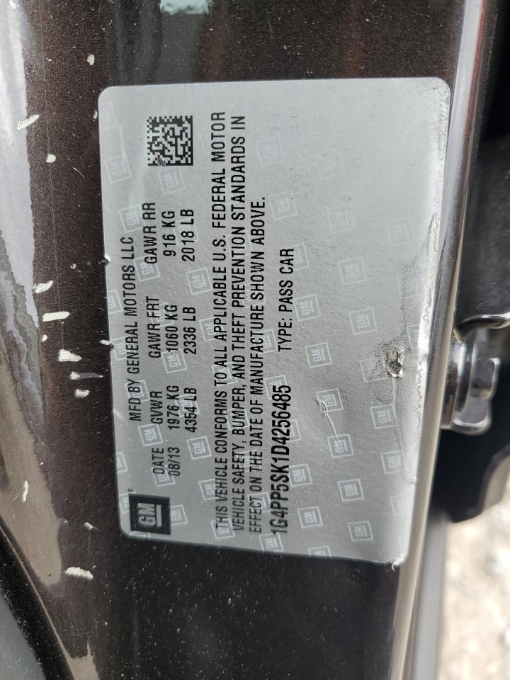 2013 Buick Verano VIN: 1G4PP5SK1D4256485 Lot: 82561335