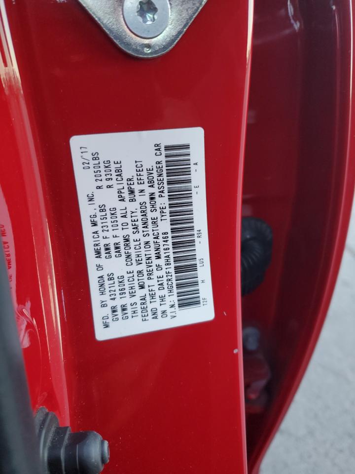 2017 Honda Accord Sport Special Edition VIN: 1HGCR2F18HA167468 Lot: 82421825