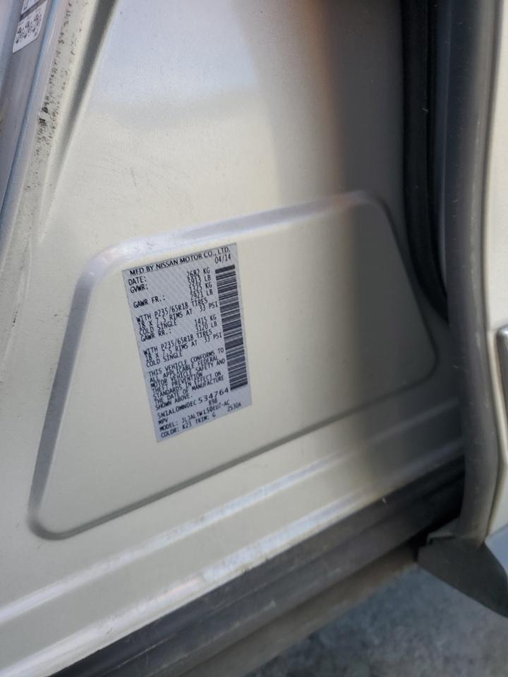 2014 Infiniti Qx60 VIN: 5N1AL0MN0EC534764 Lot: 82427355