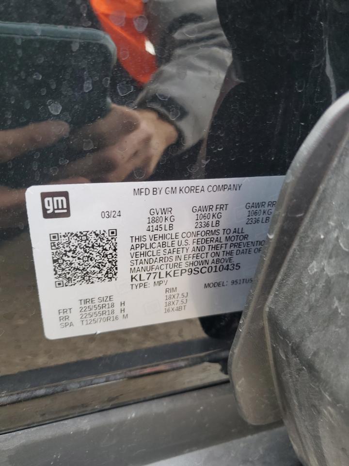 2025 Chevrolet Trax Activ VIN: KL77LKEP9SC010435 Lot: 85426555