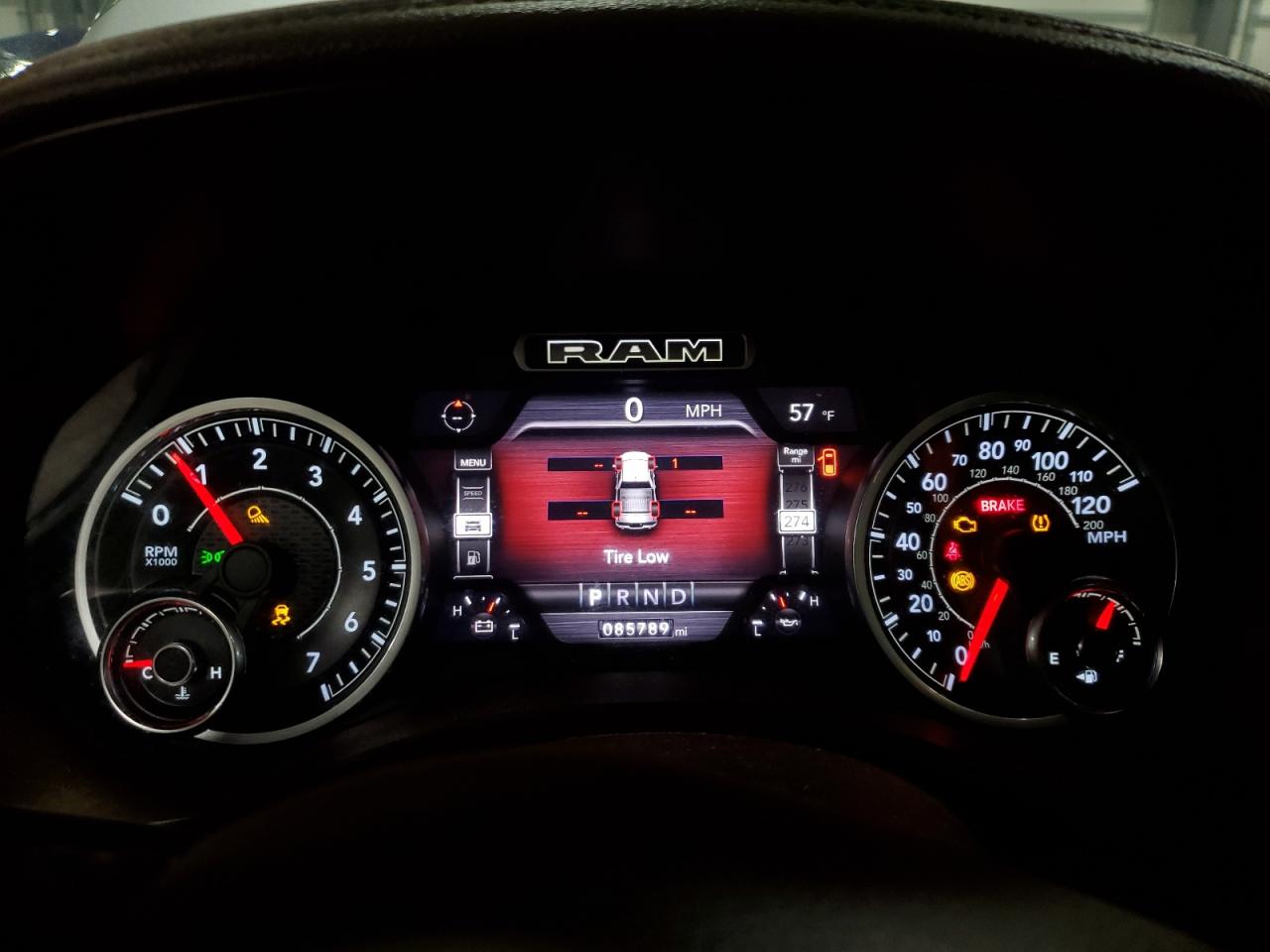 2019 Ram 1500 Laramie VIN: 1C6SRFJT5KN717792 Lot: 85346225