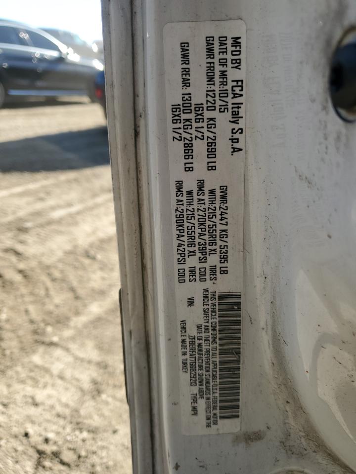 2016 Ram Promaster City VIN: ZFBERFAT7G6B29213 Lot: 89909145