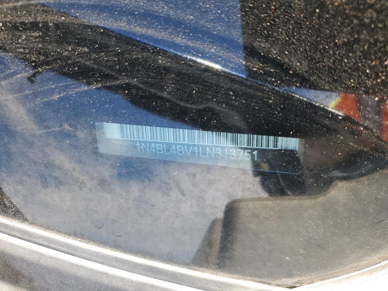 2020 Nissan Altima S VIN: 1N4BL4BV1LN313751 Lot: 82419425