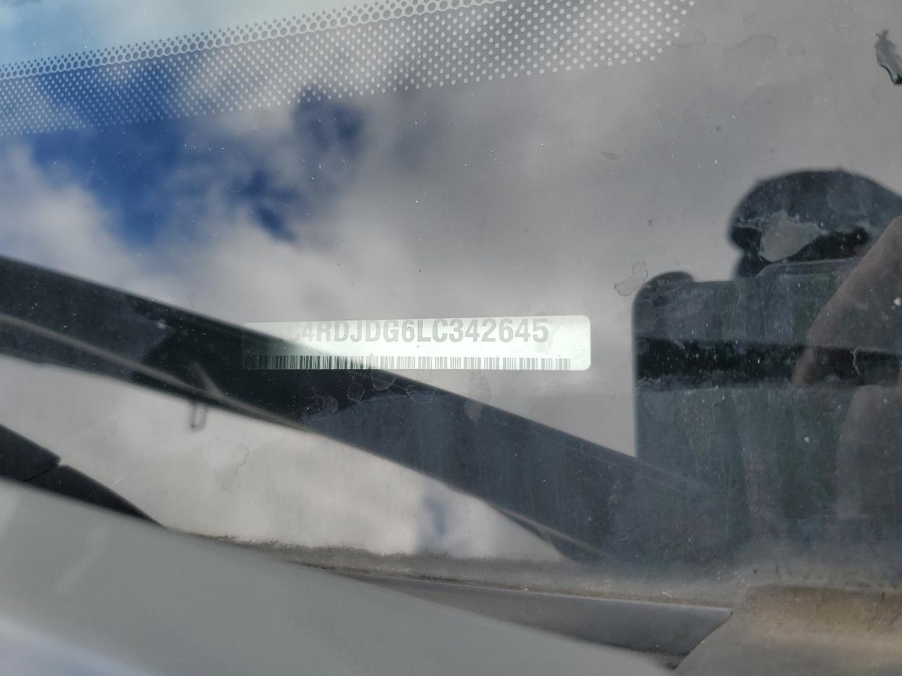 2020 Dodge Durango Gt VIN: 1C4RDJDG6LC342645 Lot: 86407525