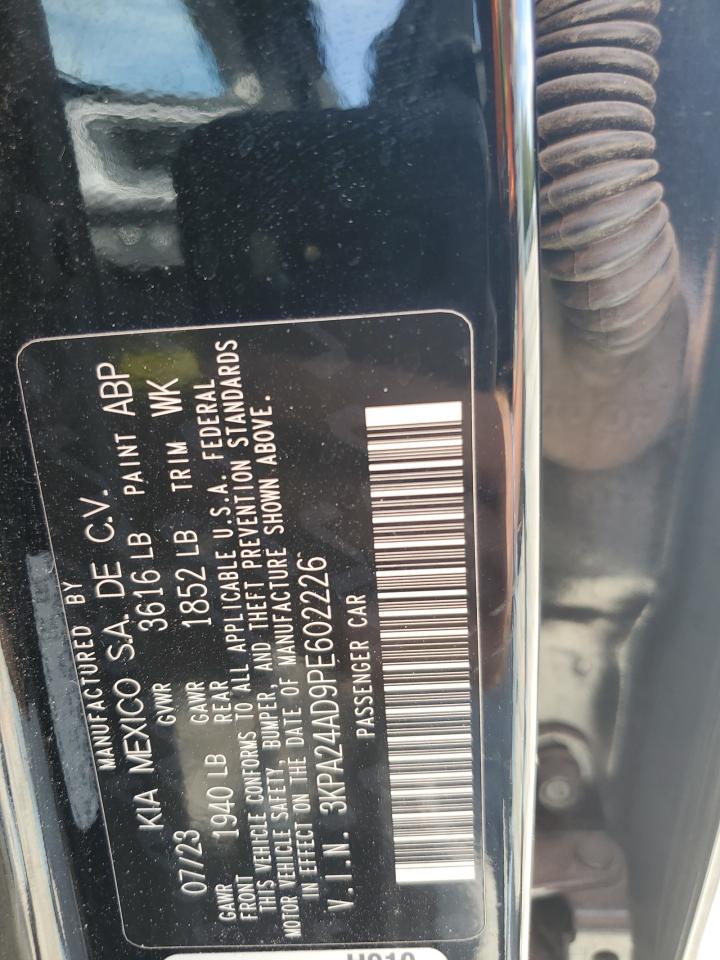 2023 Kia Rio Lx VIN: 3KPA24AD9PE602226 Lot: 86455385