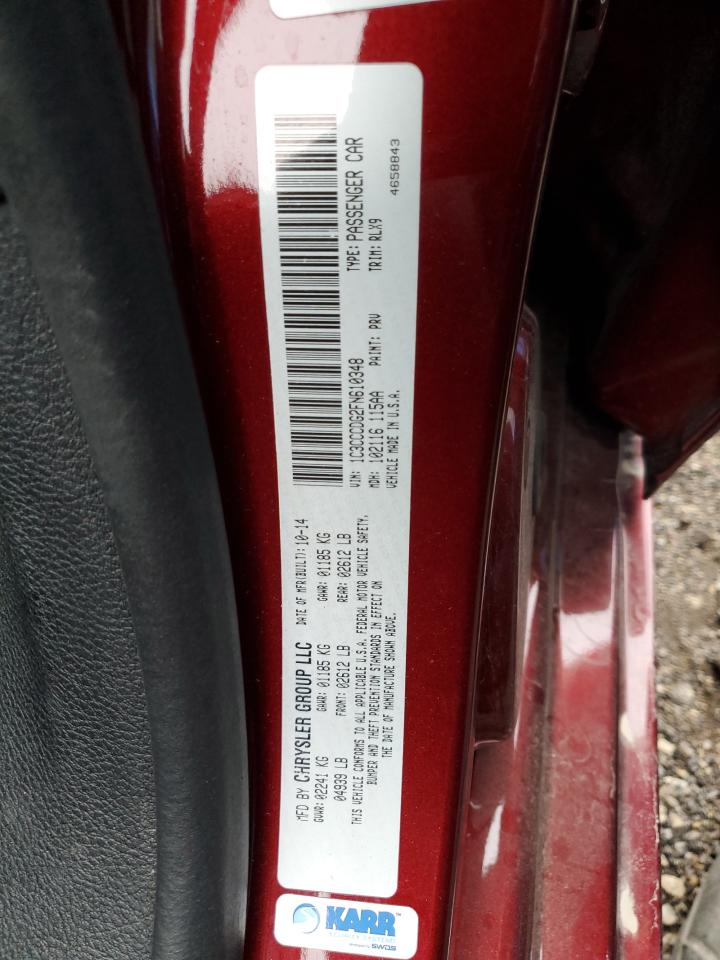 2015 Chrysler 200 S VIN: 1C3CCCDG2FN610348 Lot: 85365955