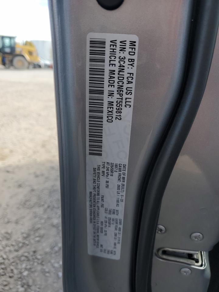 2023 Jeep Compass Limited VIN: 3C4NJDCN6PT559812 Lot: 82519575