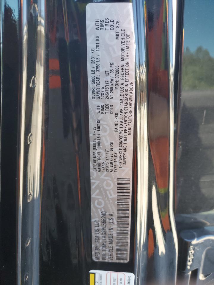 2023 Jeep Gladiator Sport VIN: 1C6HJTAG2PL566240 Lot: 86245805