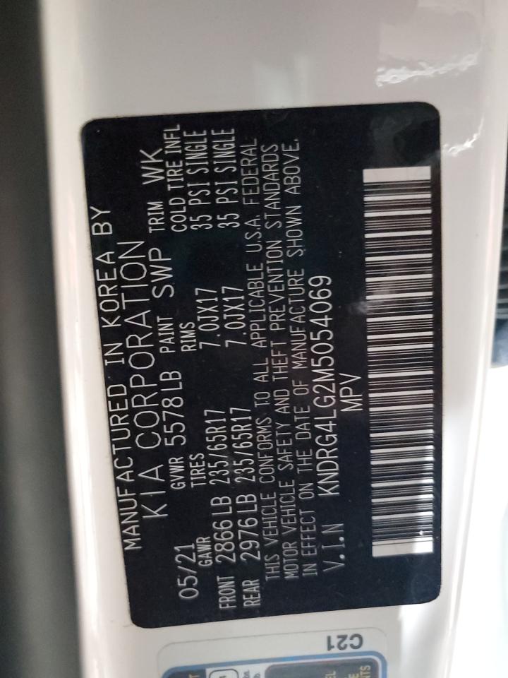 2021 Kia Sorento S VIN: KNDRG4LG2M5054069 Lot: 84795145