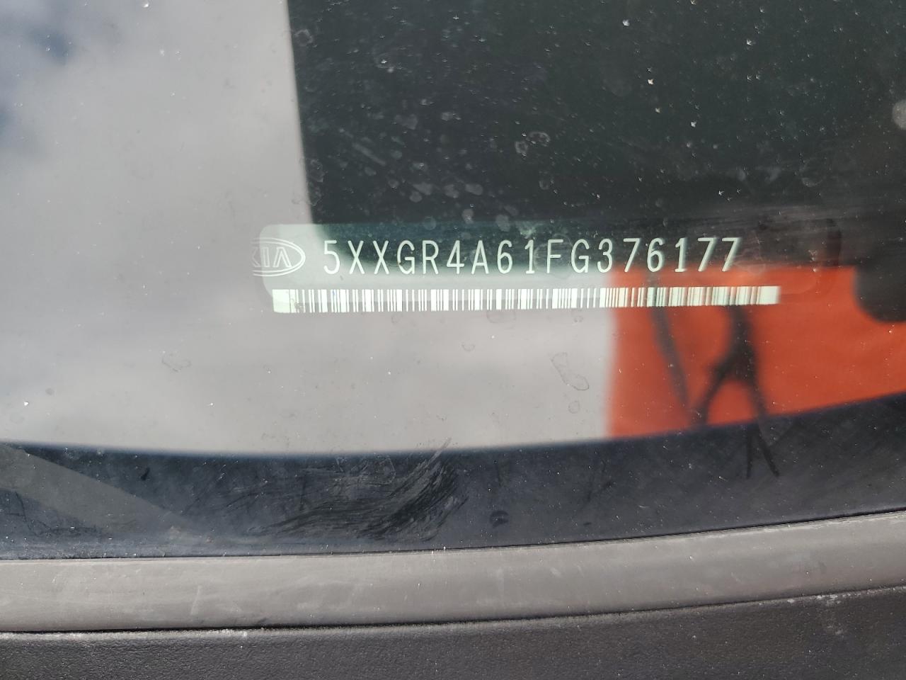 2015 Kia Optima Sx VIN: 5XXGR4A61FG376177 Lot: 85089835