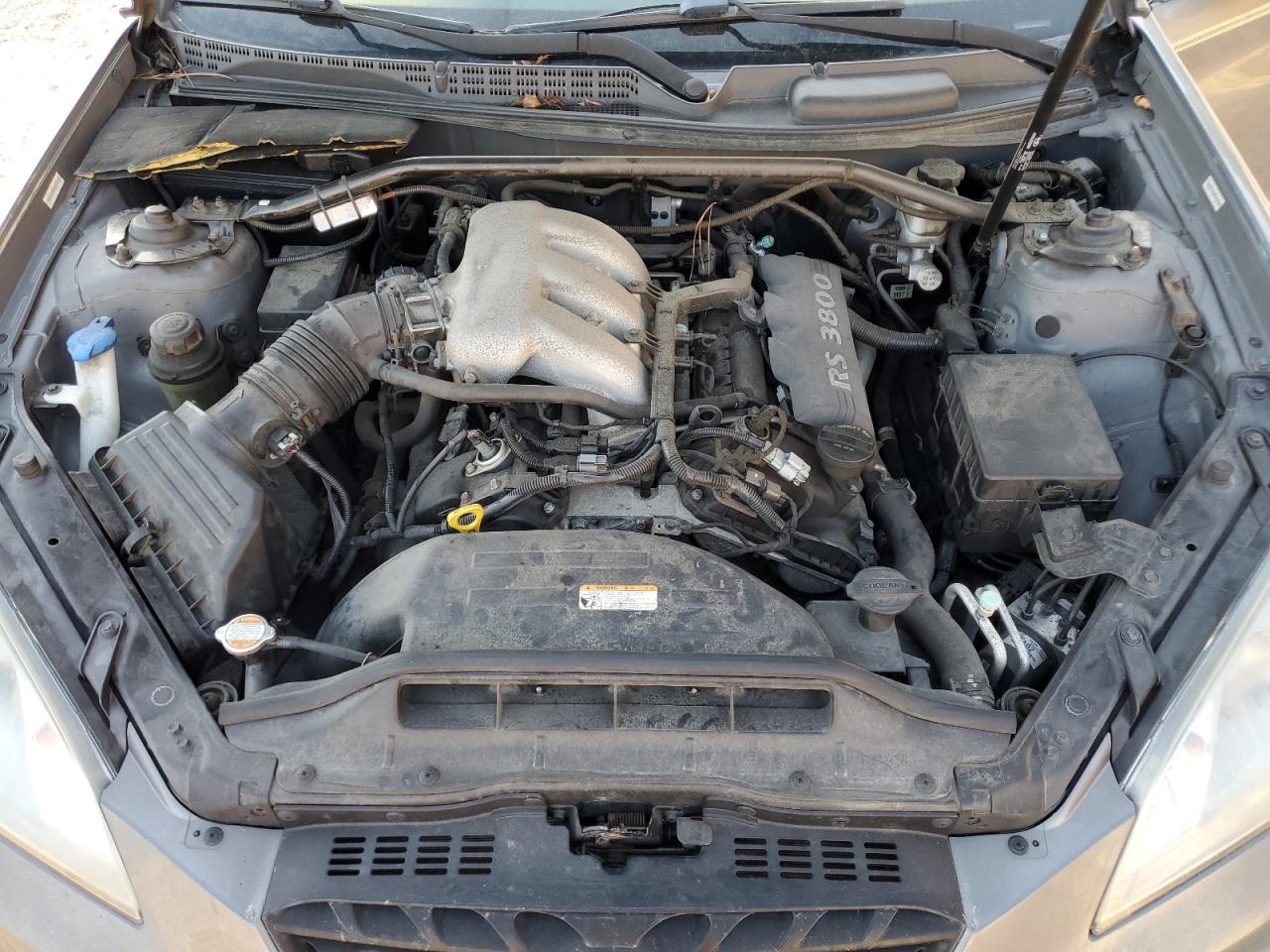 2011 Hyundai Genesis Coupe 3.8L VIN: KMHHU6KH6BU047389 Lot: 82730635