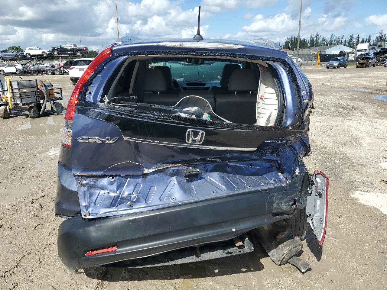 2014 Honda Cr-V Exl VIN: 2HKRM4H72EH698268 Lot: 90121365