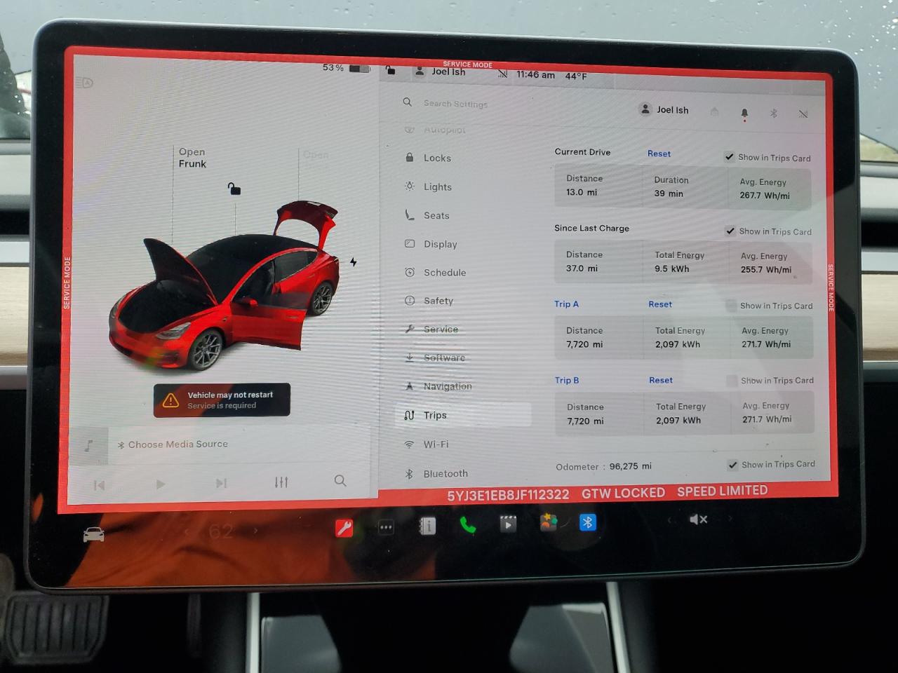2018 Tesla Model 3 VIN: 5YJ3E1EB8JF112322 Lot: 86712355