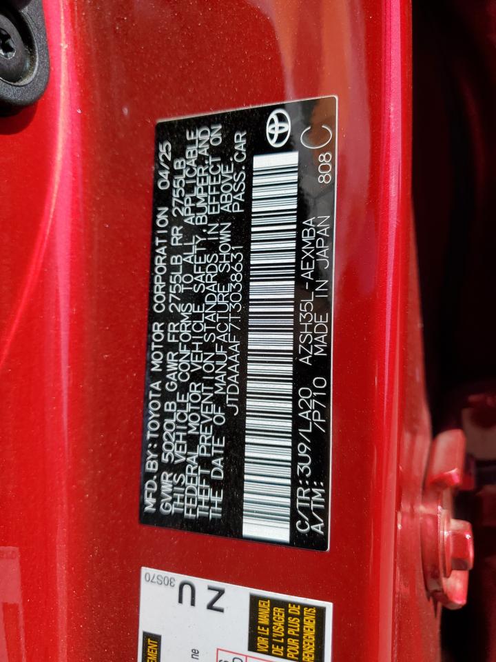 2026 Toyota Crown Xle VIN: JTDAAAAF7T3038631 Lot: 82636505