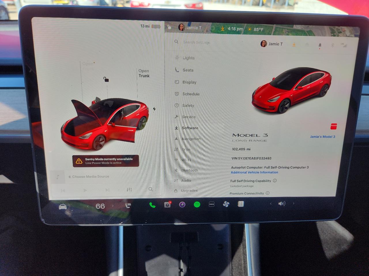 2018 Tesla Model 3 VIN: 5YJ3E1EA8JF032493 Lot: 83970295