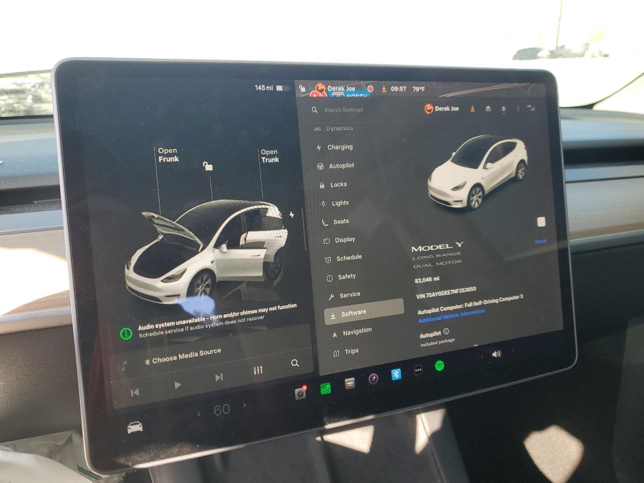 2022 Tesla Model Y VIN: 7SAYGDEE7NF353650 Lot: 89558565