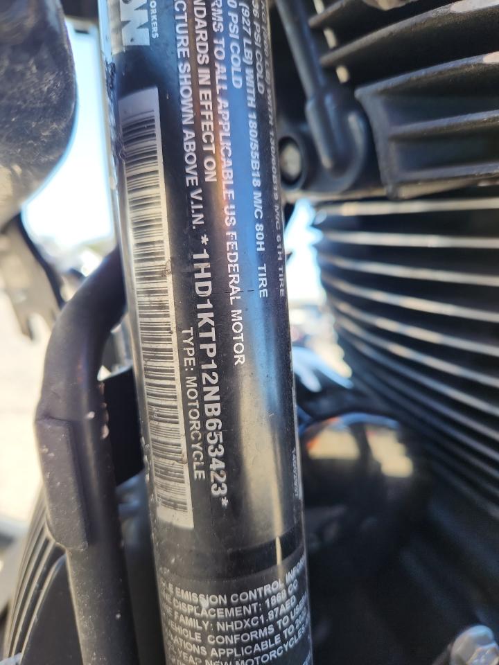 2022 Harley-Davidson Fltrxs VIN: 1HD1KTP12NB653423 Lot: 89838605