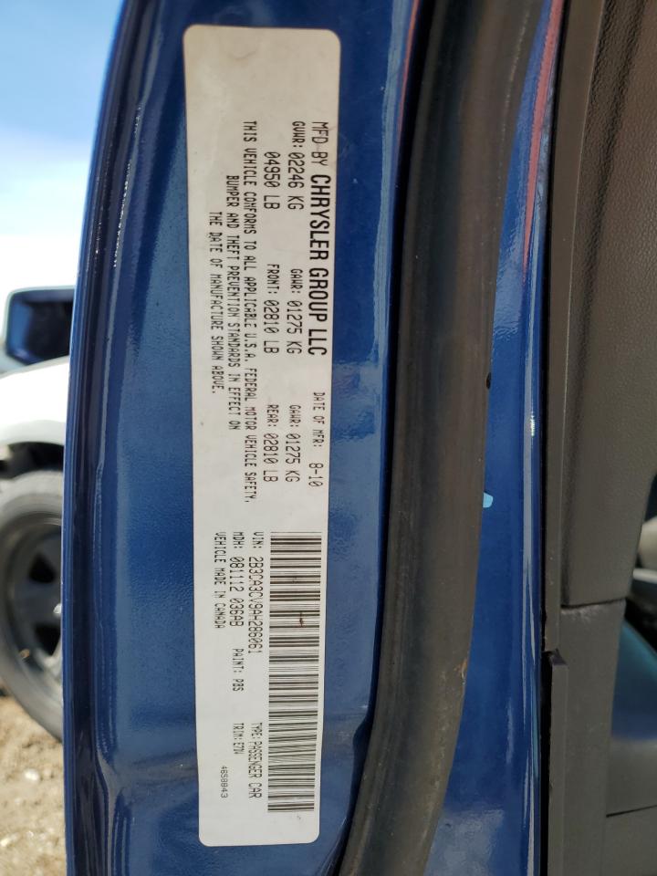 2010 Dodge Charger Sxt VIN: 2B3CA3CV9AH286061 Lot: 85714215