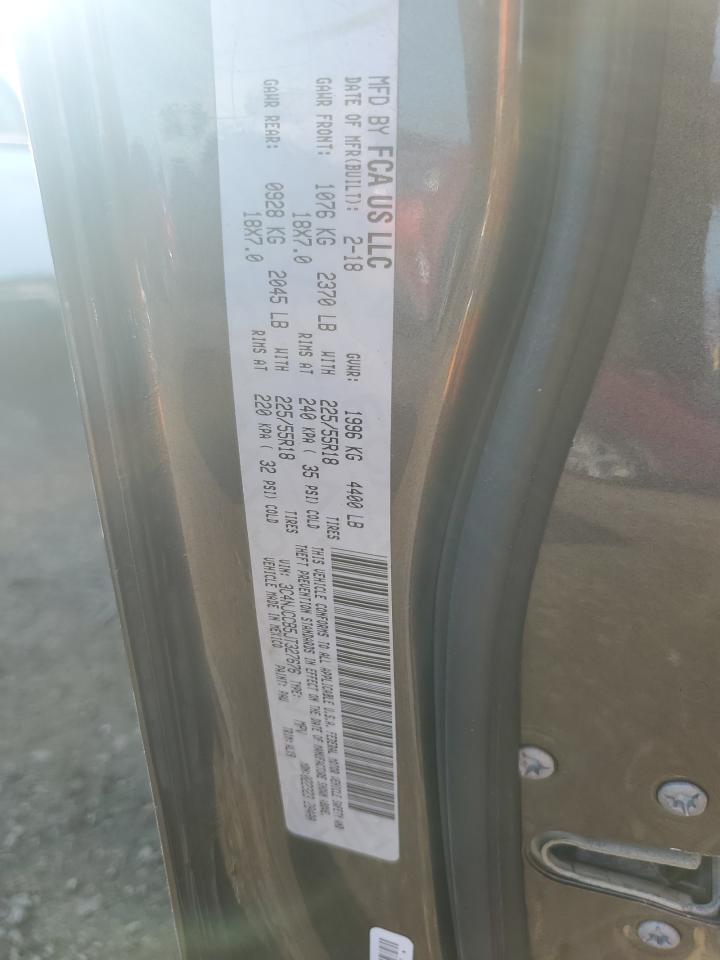 2018 Jeep Compass Limited VIN: 3C4NJCCB5JT327676 Lot: 86208305