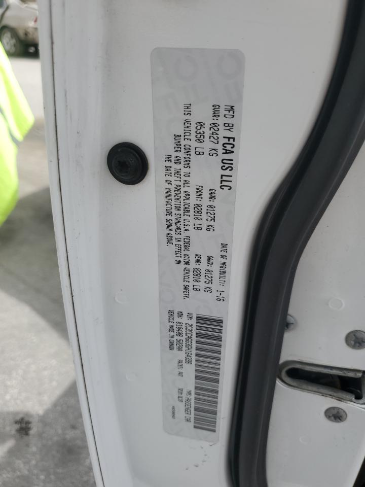 2016 Chrysler 300 S VIN: 2C3CCAGG3GH164396 Lot: 85510695