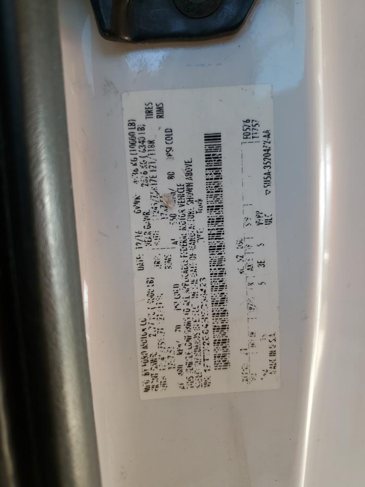 2017 Ford F250 Super Duty VIN: 1FT7X2B64HEC34423 Lot: 87200805
