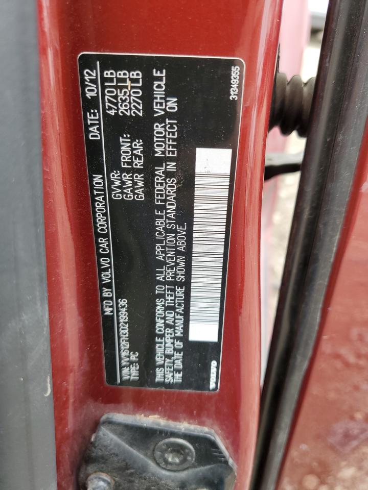 2013 Volvo S60 T5 VIN: YV1612FH3D2199436 Lot: 81799605