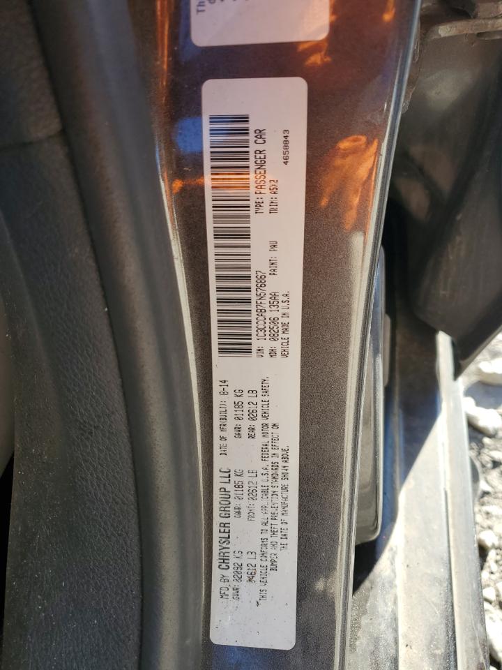 2015 Chrysler 200 Limited VIN: 1C3CCCAB7FN576867 Lot: 81894255