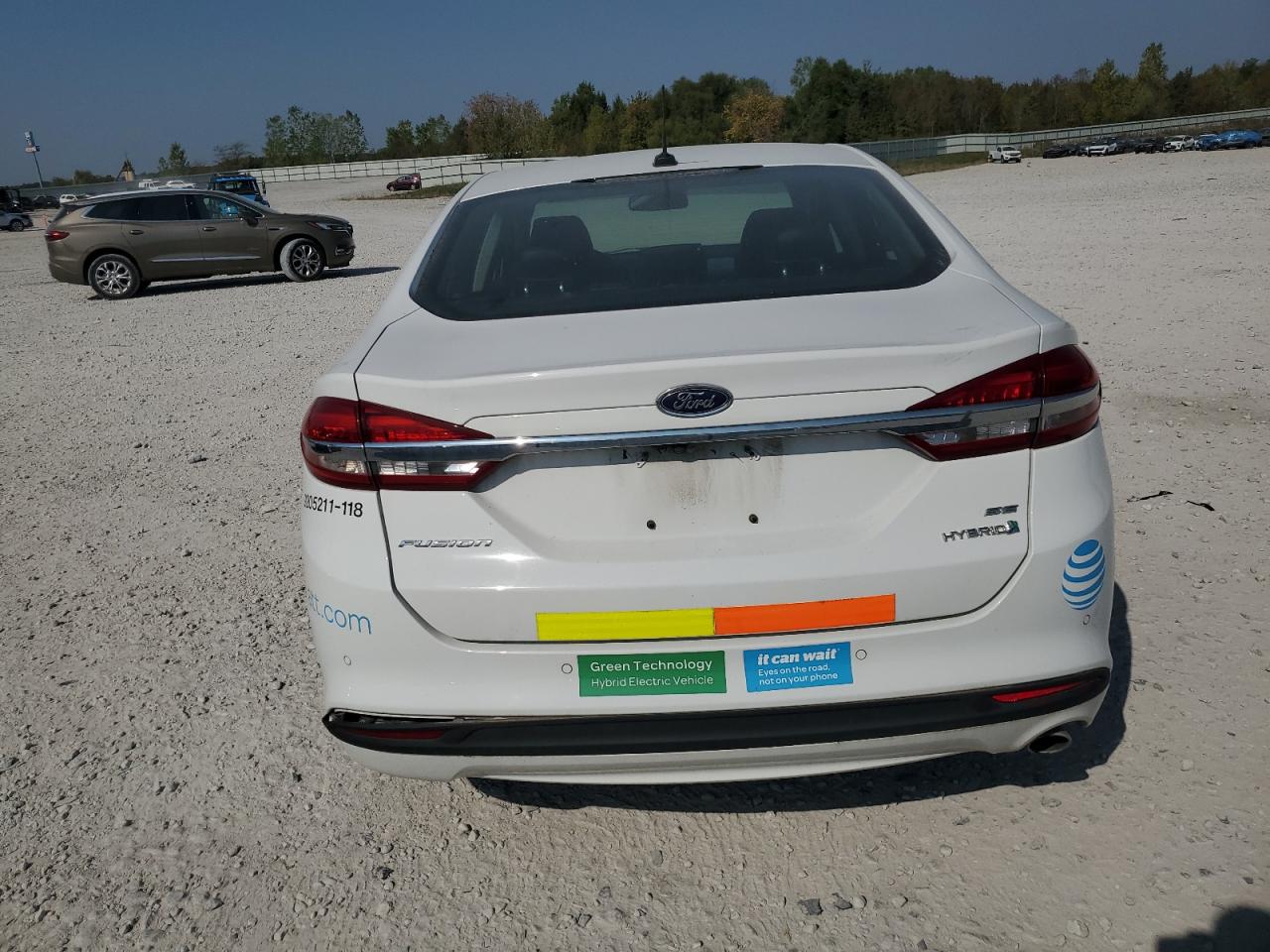 2018 Ford Fusion Se Hybrid VIN: 3FA6P0LU3JR118734 Lot: 54042025