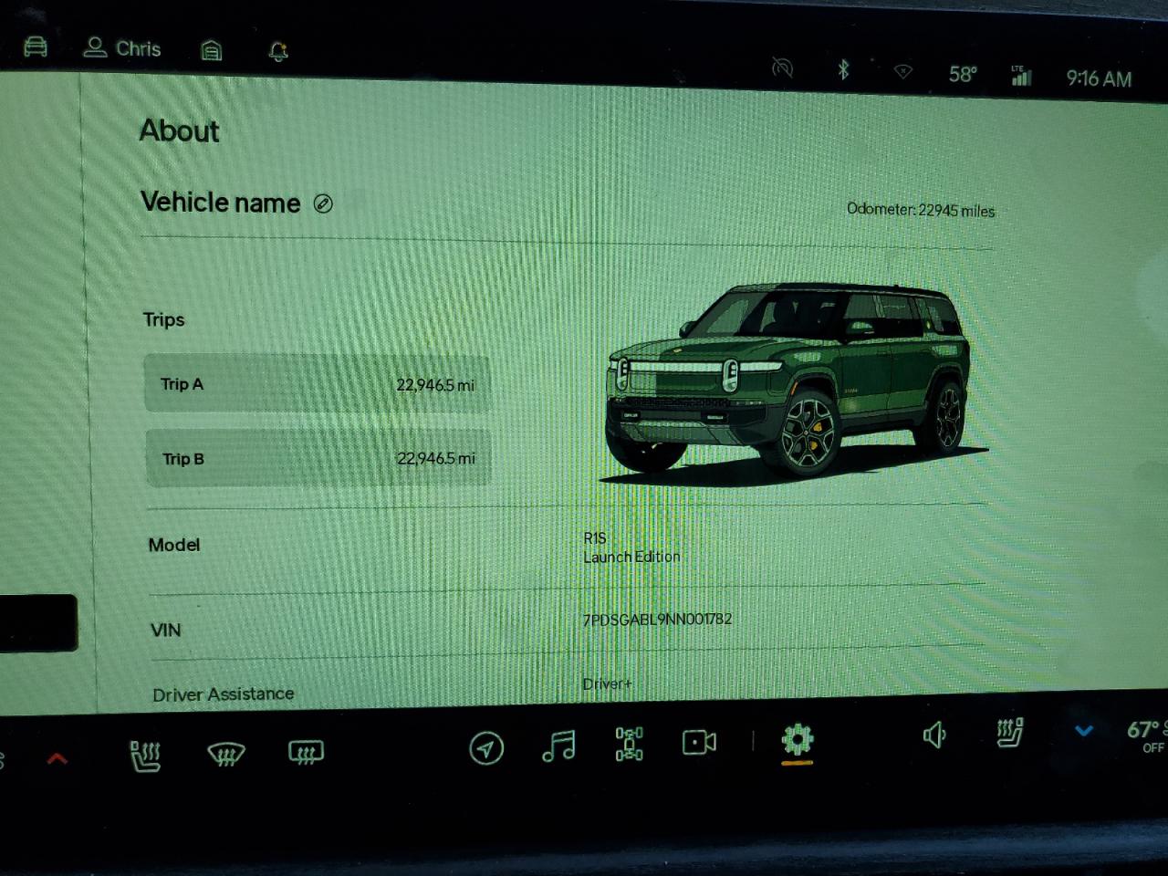 2022 Rivian R1S Launch Edition VIN: 7PDSGABL9NN001782 Lot: 85540175
