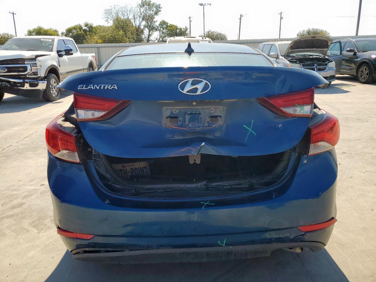 2014 Hyundai Elantra Se VIN: KMHDH4AH0EU172966 Lot: 85898025