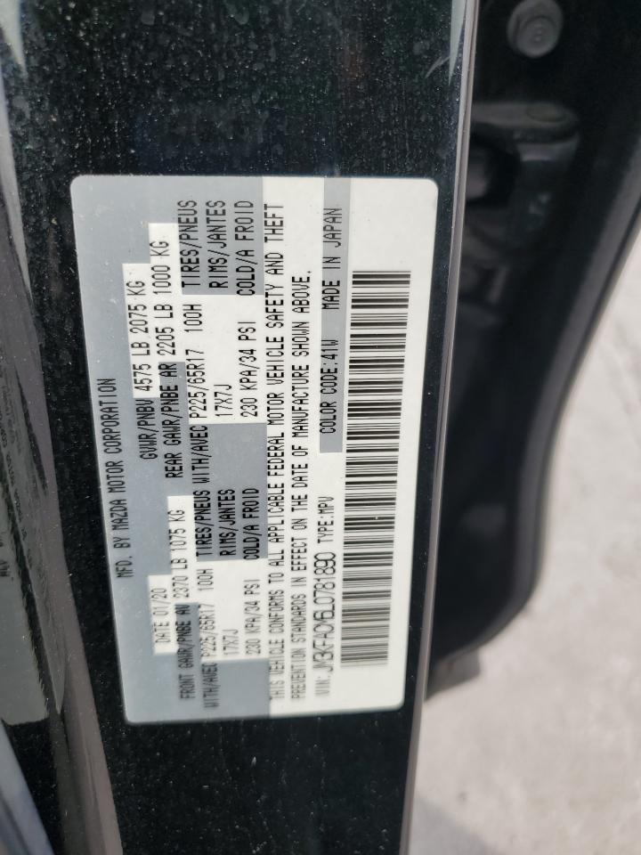 2020 Mazda Cx-5 Touring VIN: JM3KFACM6L0781890 Lot: 89872325