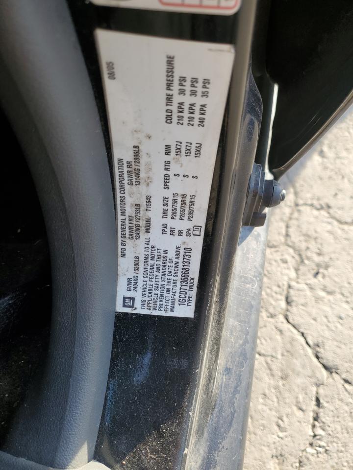 2006 Chevrolet Colorado VIN: 1GCDT136668137310 Lot: 84873885