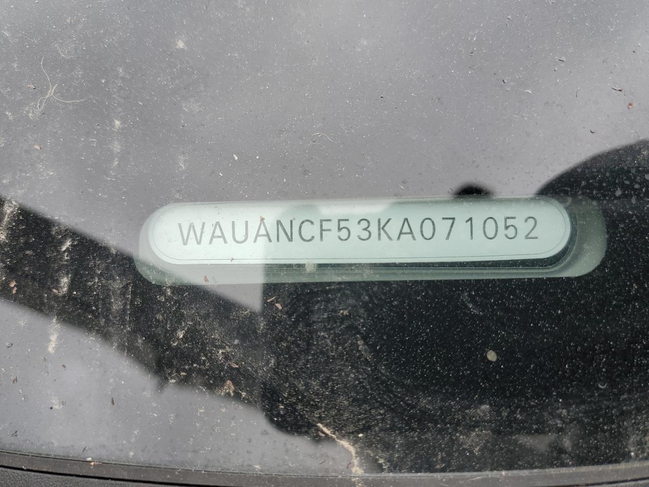 2019 Audi A5 Premium VIN: WAUANCF53KA071052 Lot: 82182635