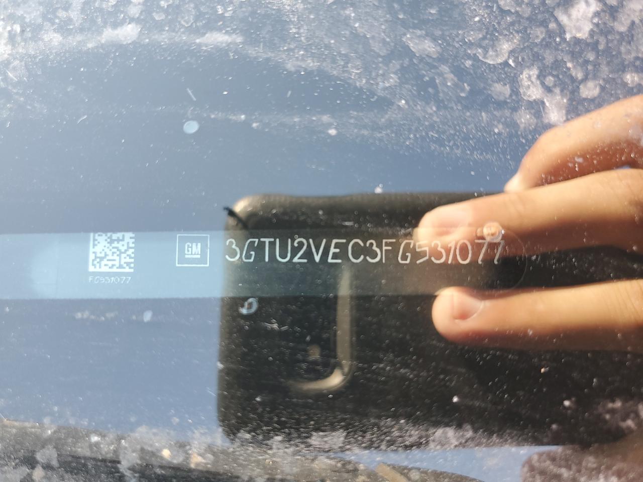 2015 GMC Sierra K1500 Slt VIN: 3GTU2VEC3FG531077 Lot: 82520275