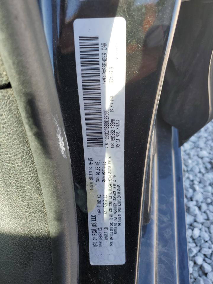 2016 Chrysler 200 Limited VIN: 1C3CCCAB2GN127596 Lot: 81916665