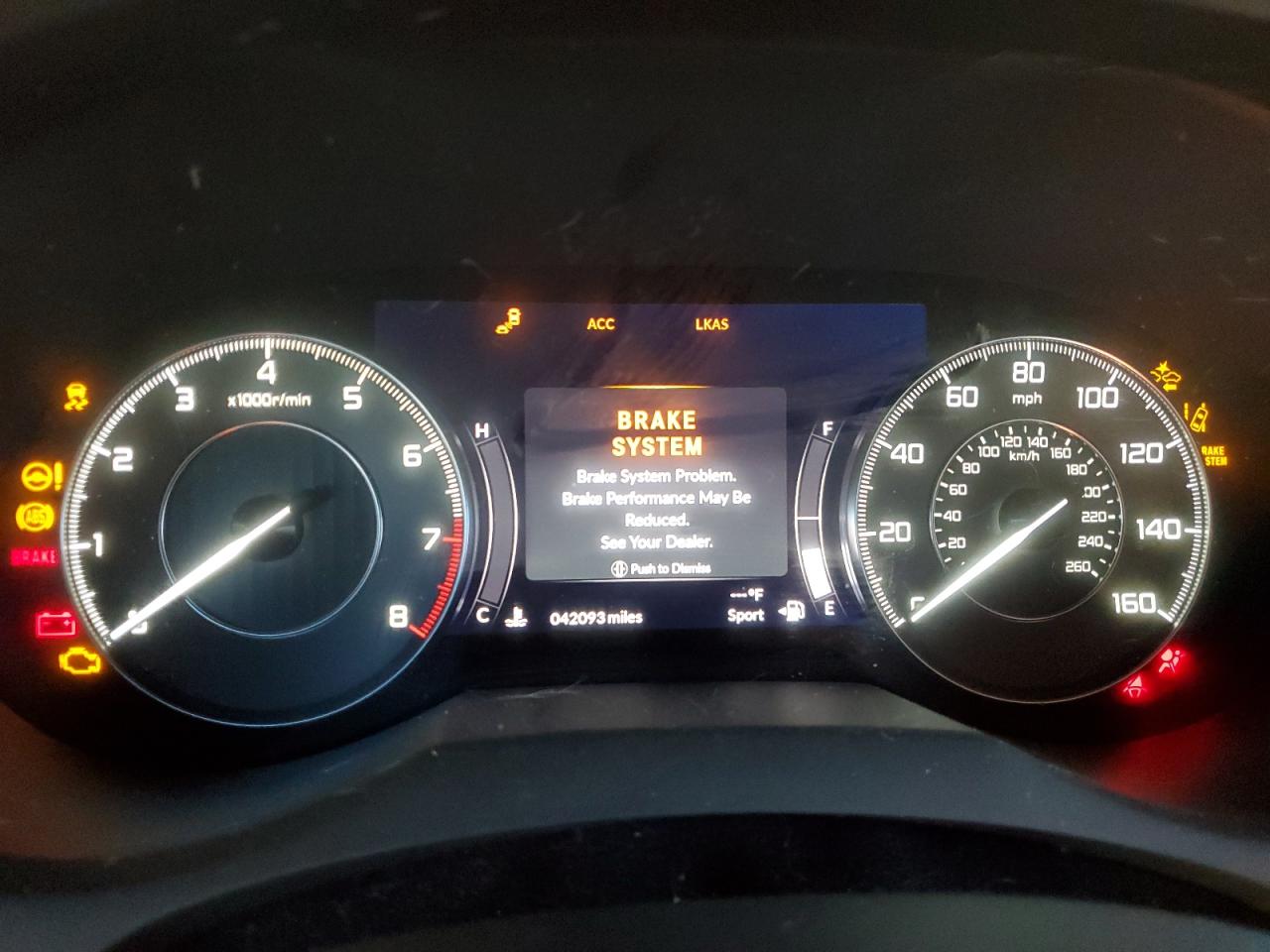 2020 Acura Rdx Advance VIN: 5J8TC1H71LL009113 Lot: 82230475