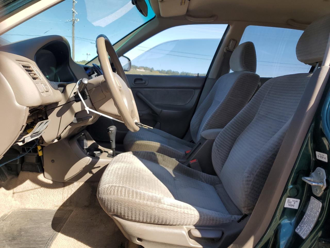 2000 Honda Civic Base VIN: 2HGEJ6615YH585768 Lot: 85520735