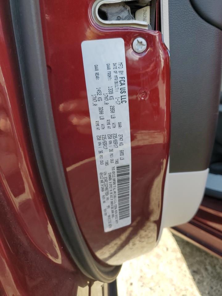 2017 Chrysler Pacifica Touring VIN: 2C4RC1DG7HR677950 Lot: 89683765