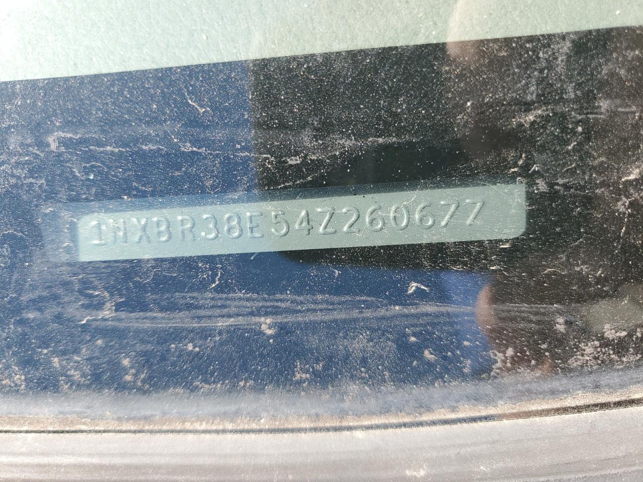 2004 Toyota Corolla Ce VIN: 1NXBR38E54Z260677 Lot: 82409445